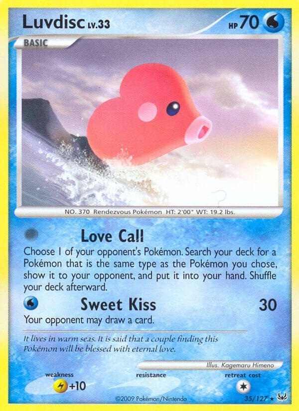 Image for Luvdisc (35/127) (PL) - Pokemon