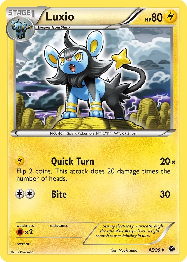 Image for Luxio (45) (45/99) (NXD) - Pokemon