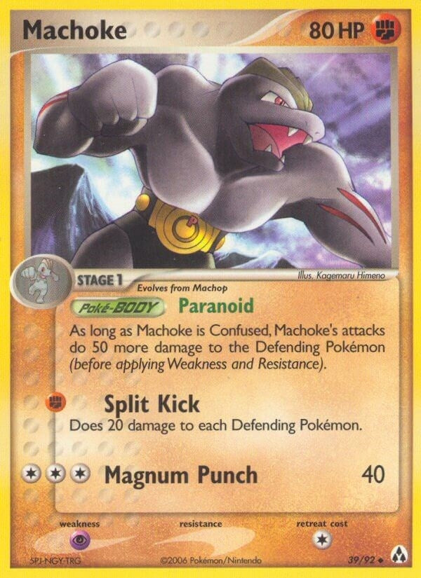 Image for Machoke (39/92) (LM) - Pokemon