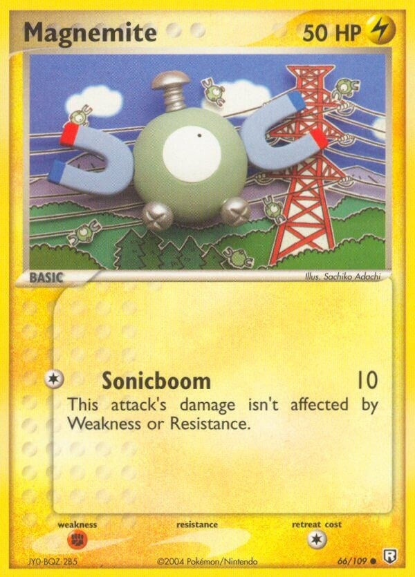 Image for Magnemite (66/109) (RR) - Pokemon