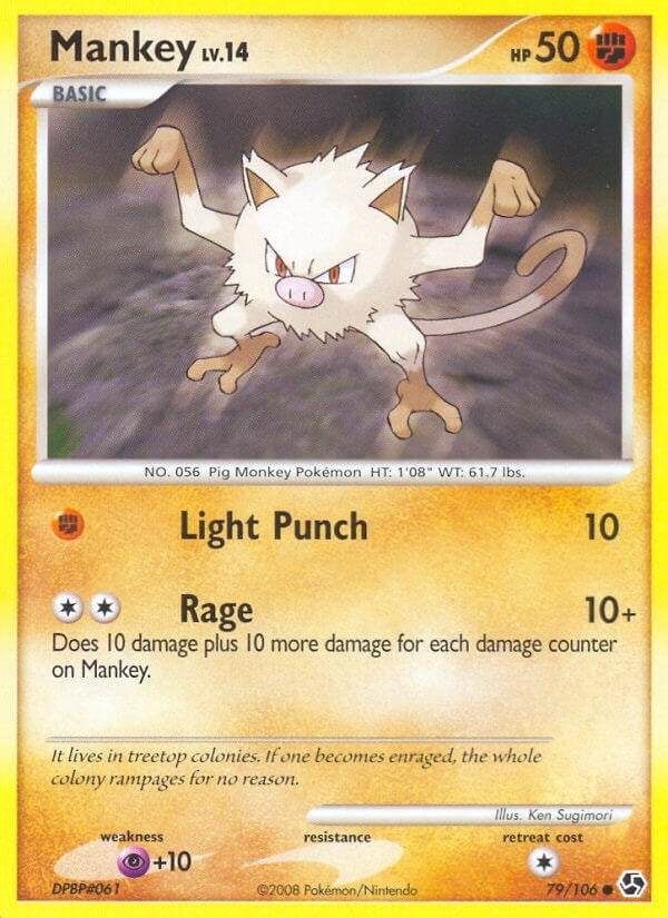 Image for Mankey (79/106) (GE) - Pokemon