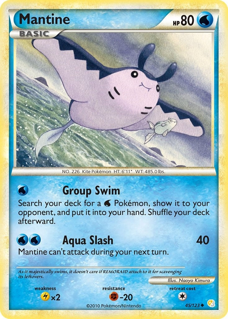 Image for Mantine (45/123) (HS) - Pokemon