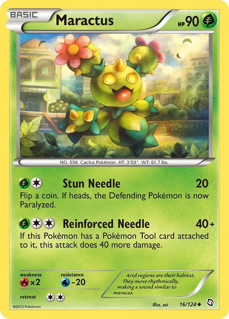 Image for Maractus (16/124) (DRX) - Pokemon