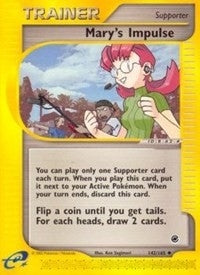 Image for Mary's Impulse (142/165) (EX) - Pokemon