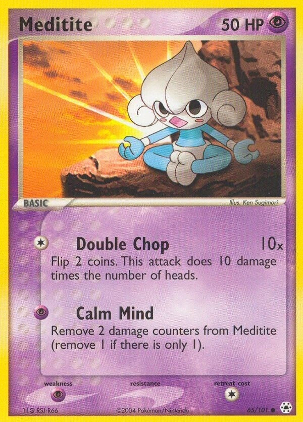 Image for Meditite (65/101) (HL) - Pokemon