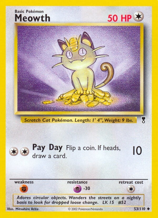 Image for Meowth (053/110) (LC) - Pokemon