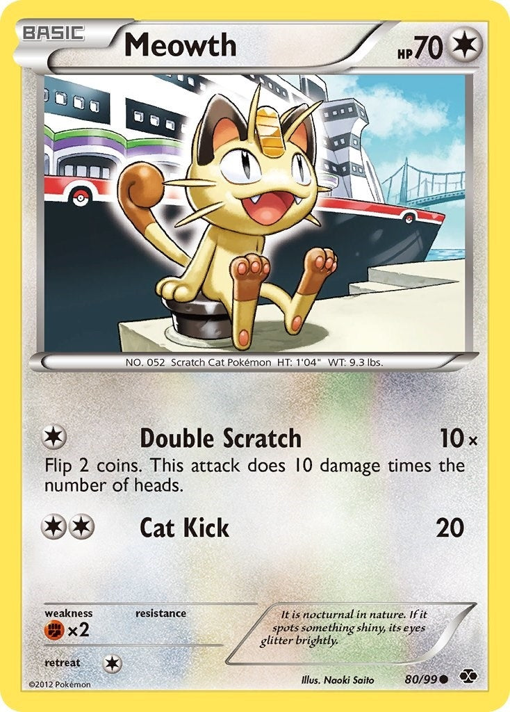 Image for Meowth (80/99) (NXD) - Pokemon