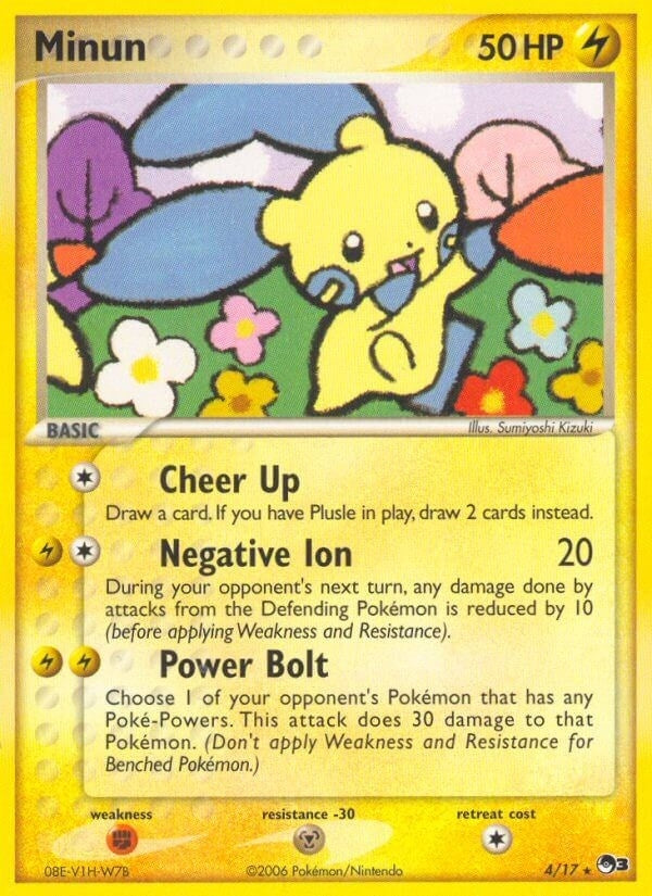Image for Minun (004/017) (POP) - Pokemon