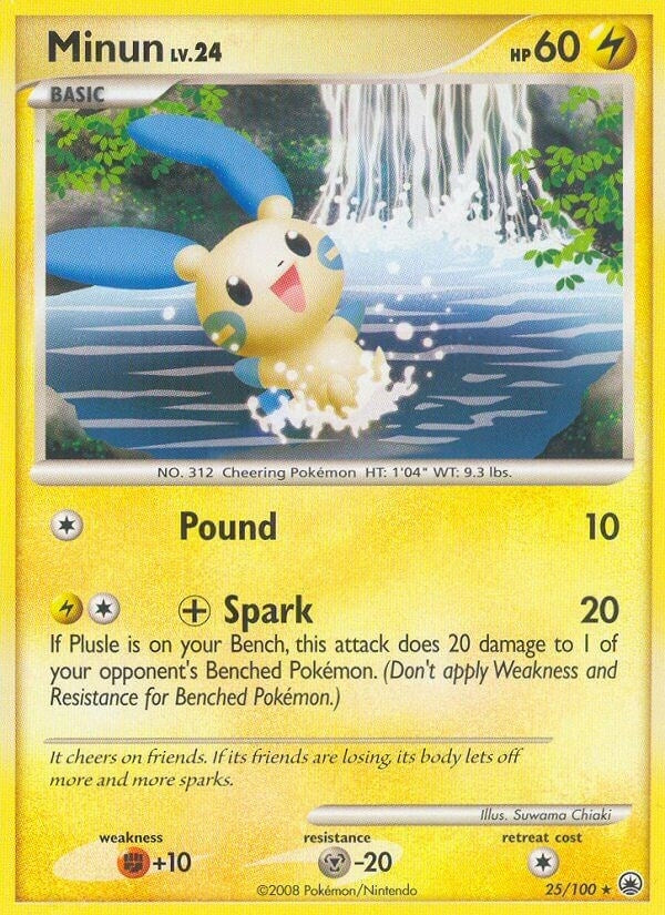 Image for Minun (25/100) (MD) - Pokemon