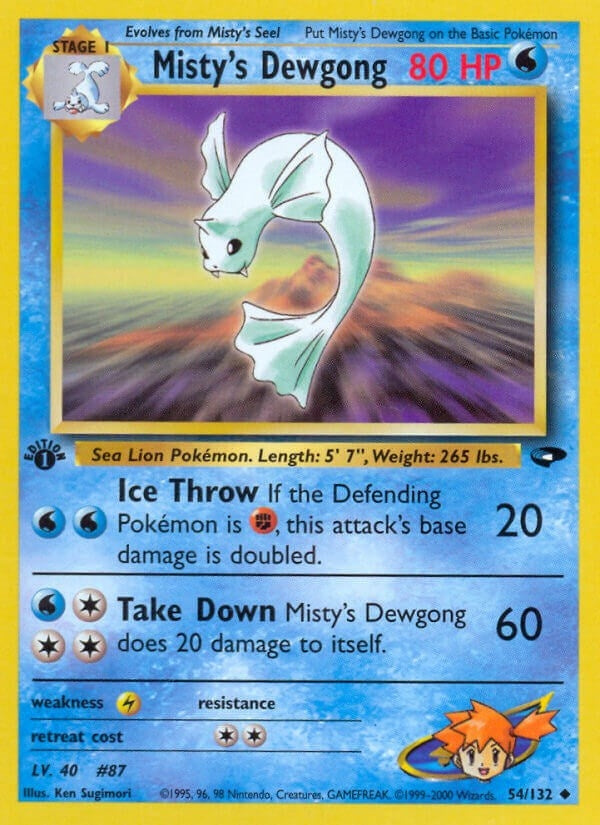 Image for Misty's Dewgong (054/132) (G2) - Pokemon