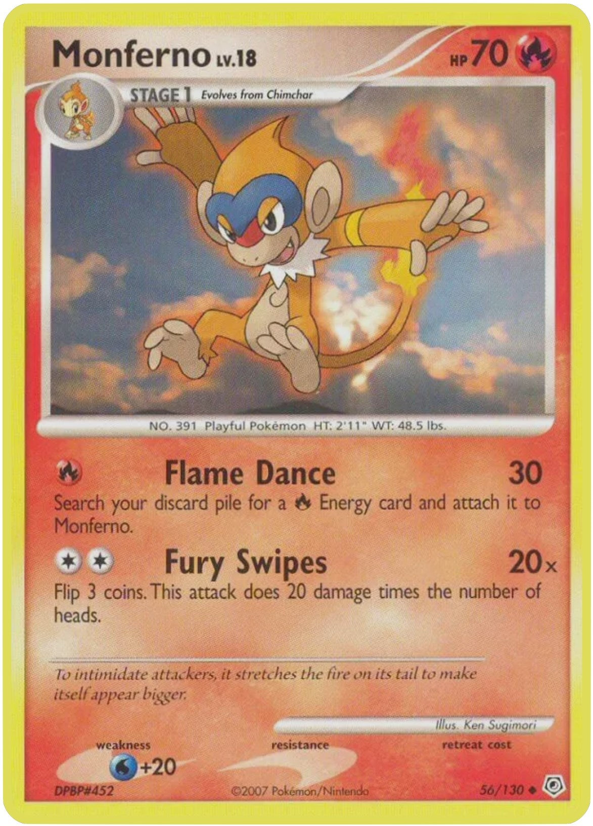 Image for Monferno (56/130) (DP) - Pokemon