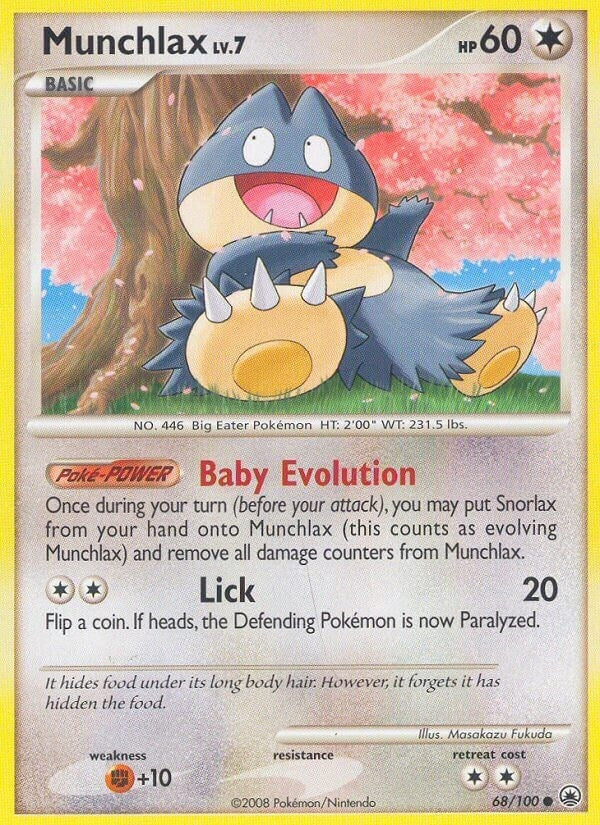 Image for Munchlax (68/100) (MD) - Pokemon