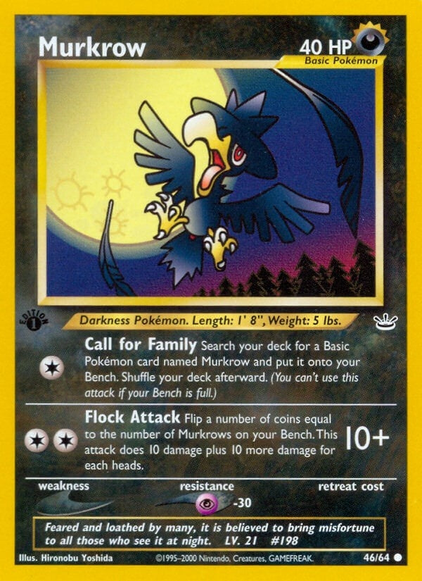 Image for Murkrow (46/64) (N3) - Pokemon