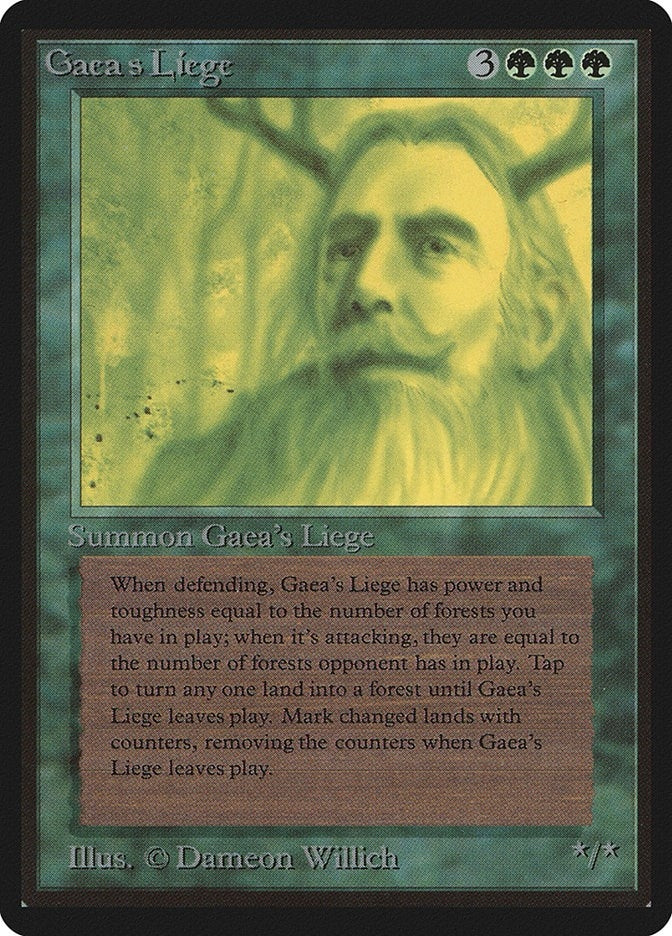 Image for Gaea's Liege (Beta Edition) - Magic: The Gathering