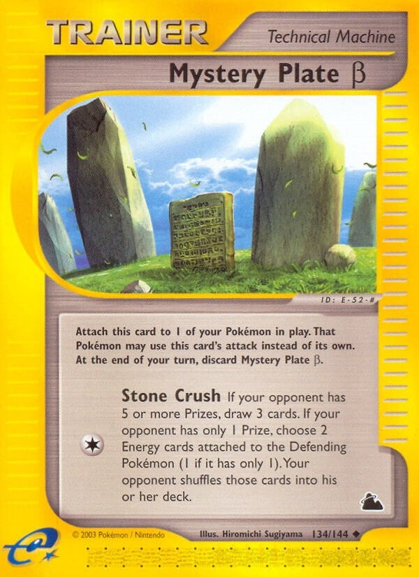 Image for Mystery Plate Beta (134/144) (SK) - Pokemon