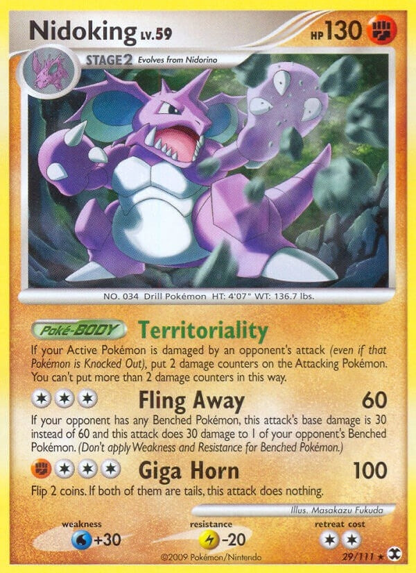 Image for Nidoking (29/111) (RR) - Pokemon