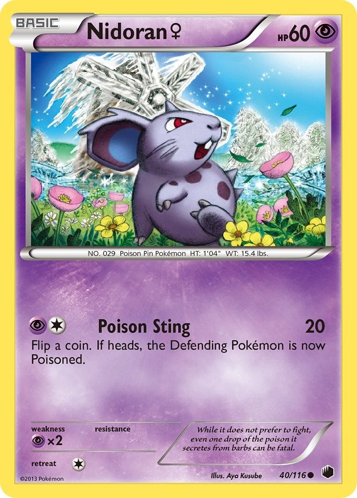 Image for Nidoran F (40/116) (PLF) - Pokemon