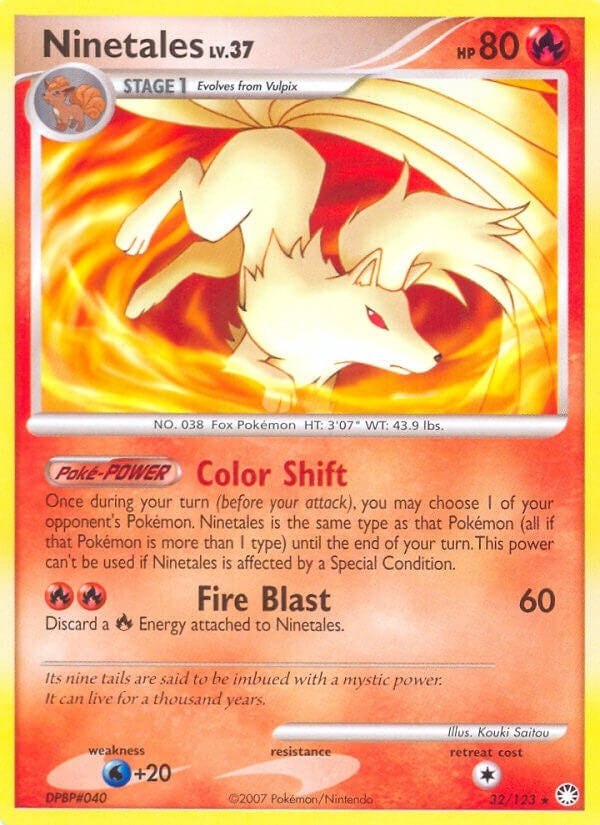 Image for Ninetales (32/123) (MT) - Pokemon