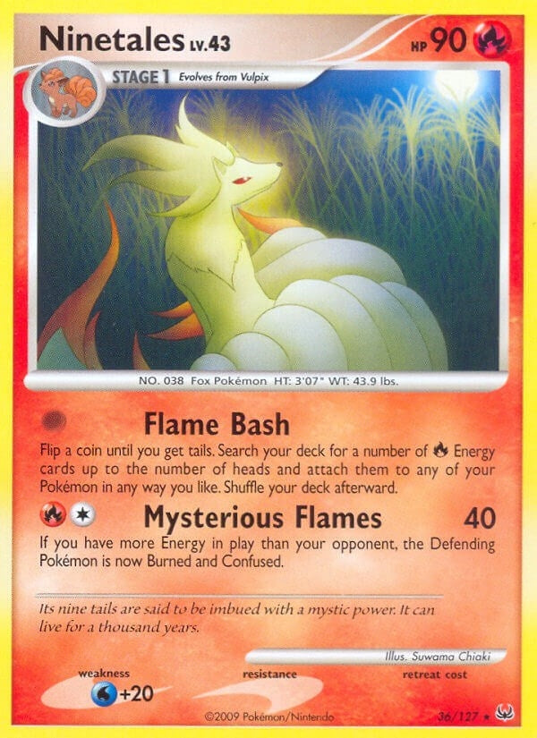 Image for Ninetales (36/127) (PL) - Pokemon