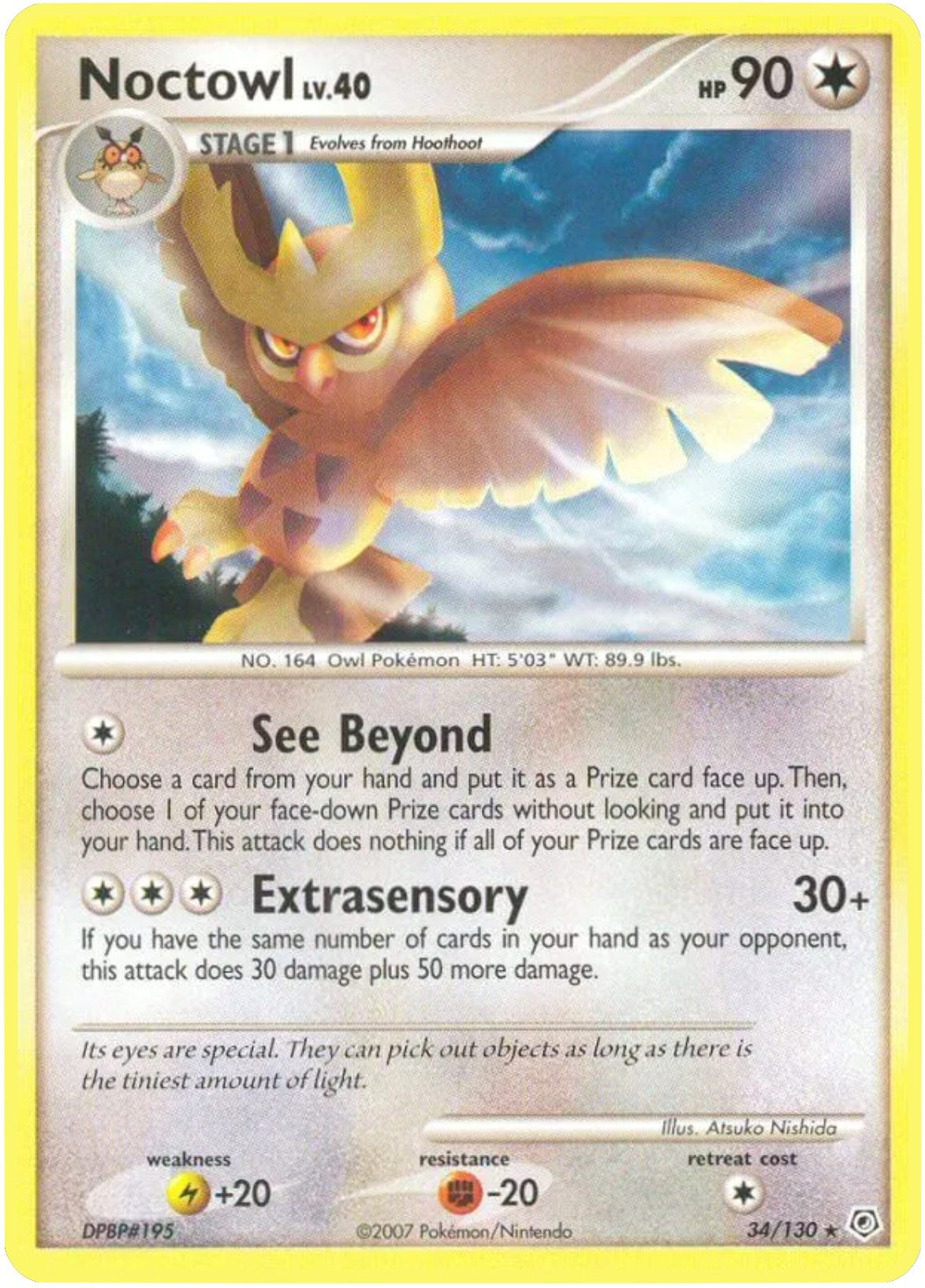 Image for Noctowl (34/130) (DP) - Pokemon