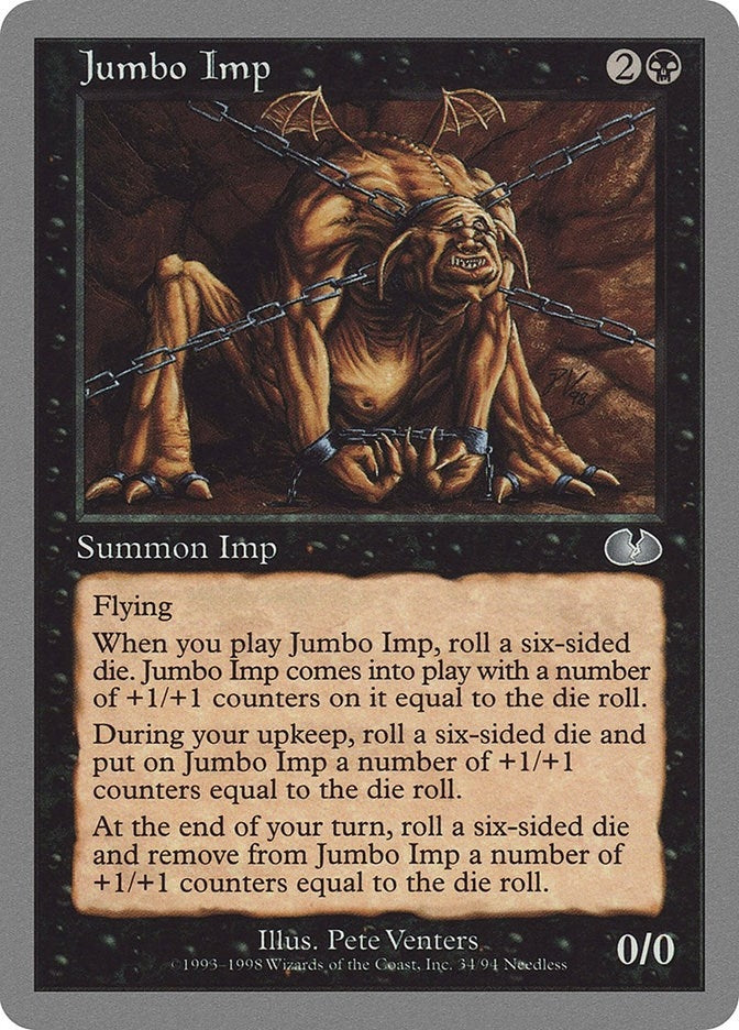 Image for Jumbo Imp (34) (Unglued) - Magic: The Gathering