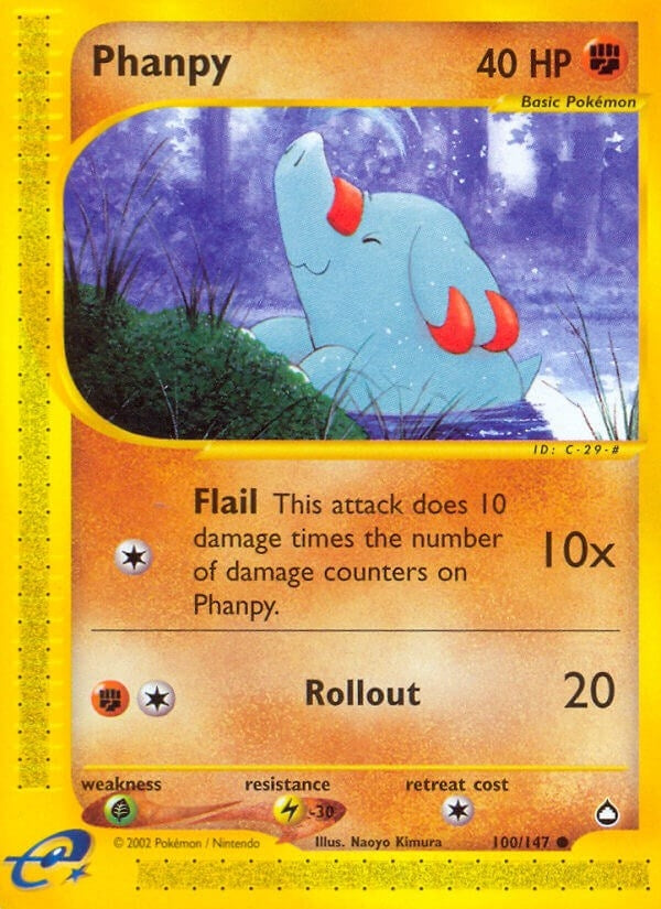 Image for Phanpy (100/147) (AQ) - Pokemon