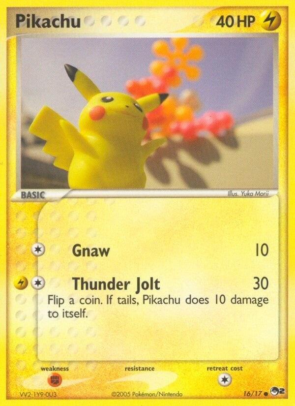 Image for Pikachu (016/017) (POP) - Pokemon