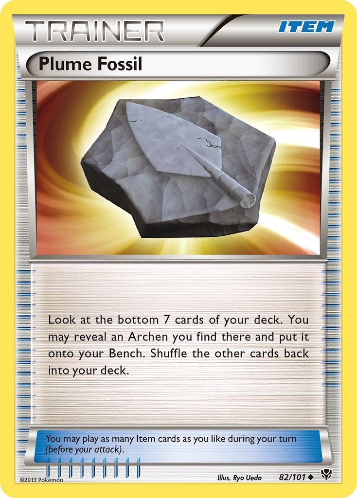 Image for Plume Fossil (82/101) (PLB) - Pokemon