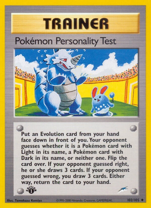 Image for Pokemon Personality Test (102/105) (N4) - Pokemon