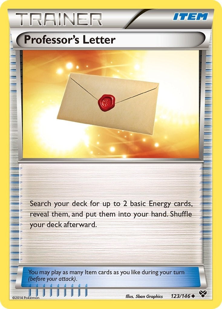 Image for Professor's Letter (123/146) (XY) - Pokemon