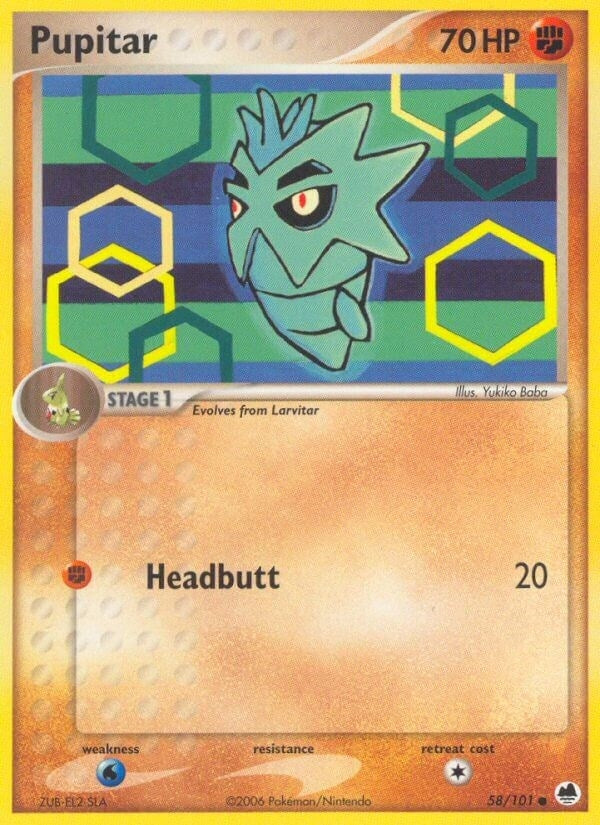 Image for Pupitar (58/101) (DF) - Pokemon