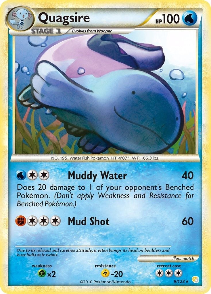 Image for Quagsire (9/123) (HS) - Pokemon