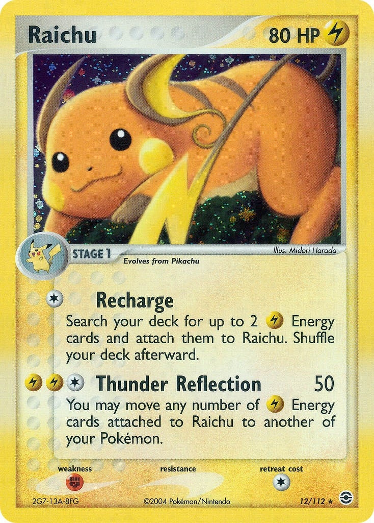 Image for Raichu (12/112) (RG) - Pokemon
