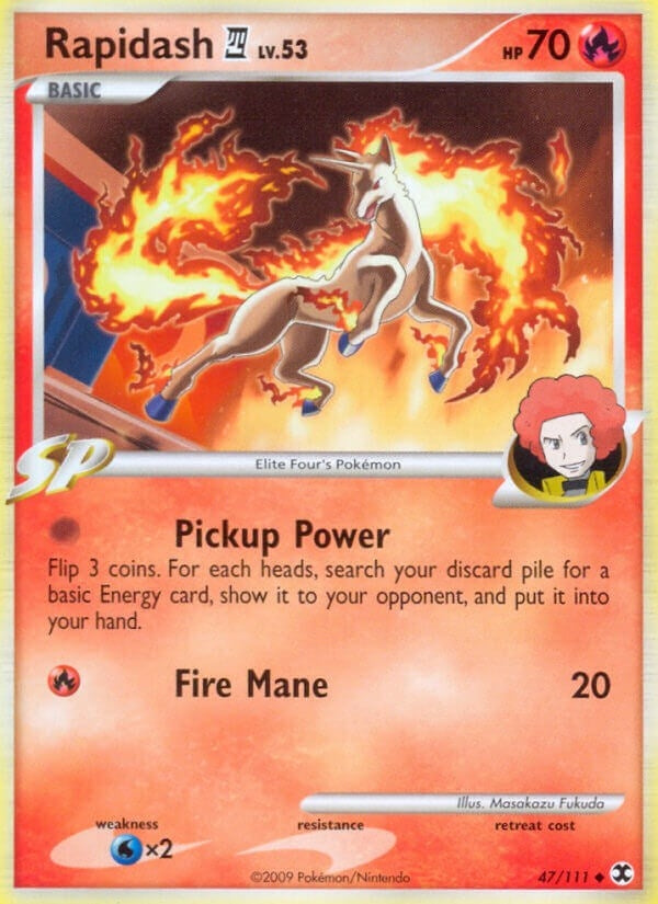 Image for Rapidash E4 (47/111) (RR) - Pokemon