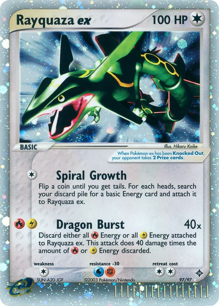 Image for Rayquaza ex (97/97) (DR) - Pokemon