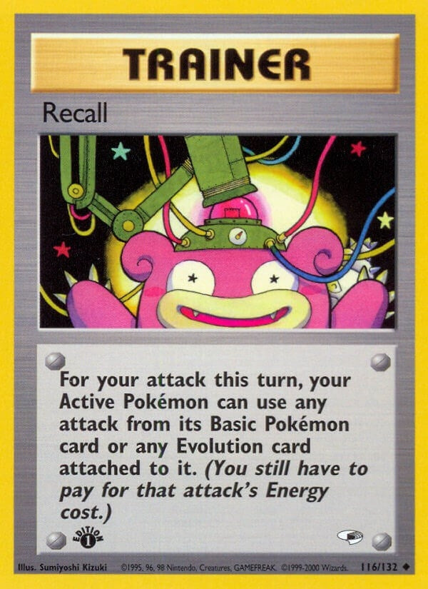 Image for Recall (116/132) (G1) - Pokemon