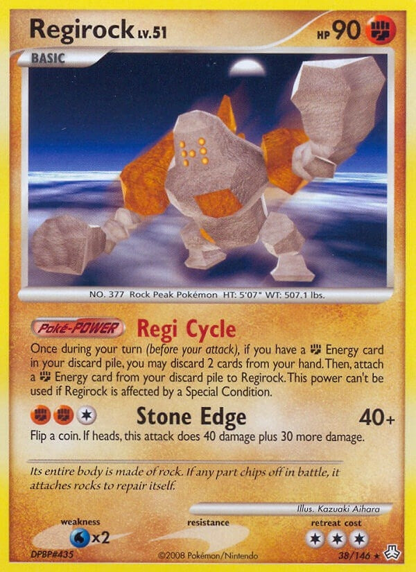 Image for Regirock (38/146) (LA) - Pokemon