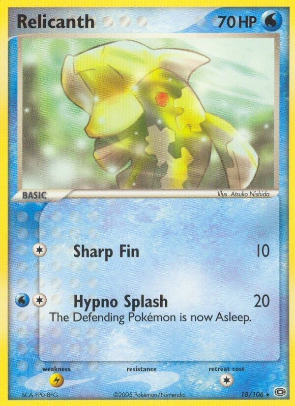 Image for Relicanth (18/106) (EM) - Pokemon