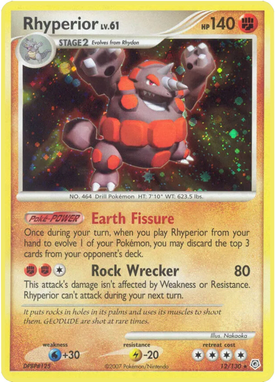Image for Rhyperior (12/130) (DP) - Pokemon