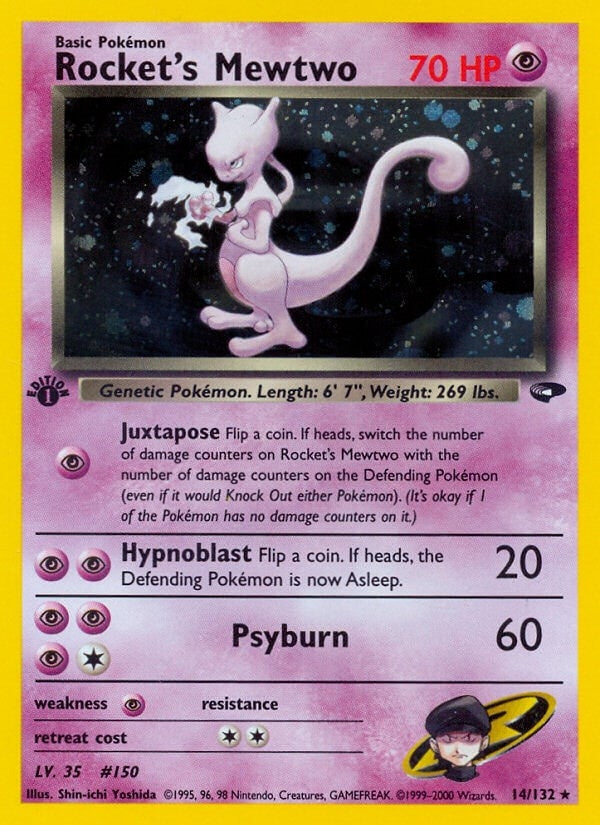 Image for Rocket's Mewtwo (014/132) (G2) - Pokemon