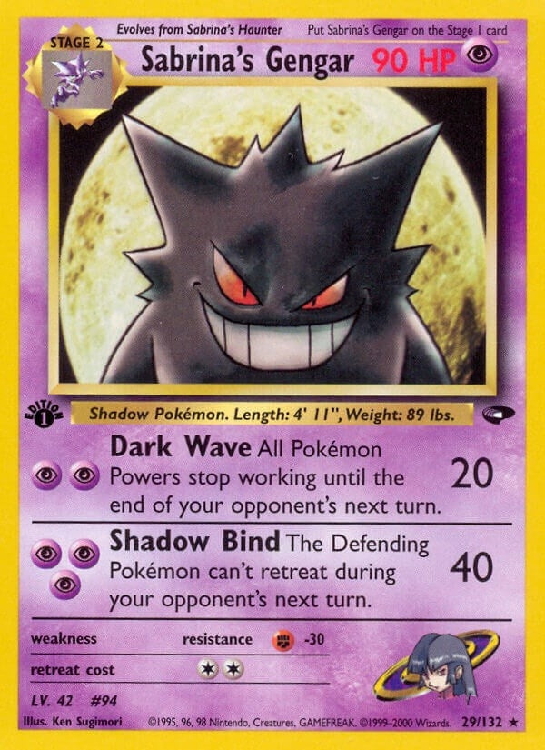 Image for Sabrina's Gengar (029/132) (G2) - Pokemon