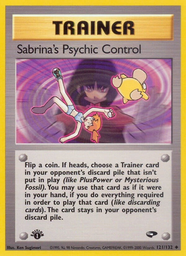 Image for Sabrina's Psychic Control (121/132) (G2) - Pokemon