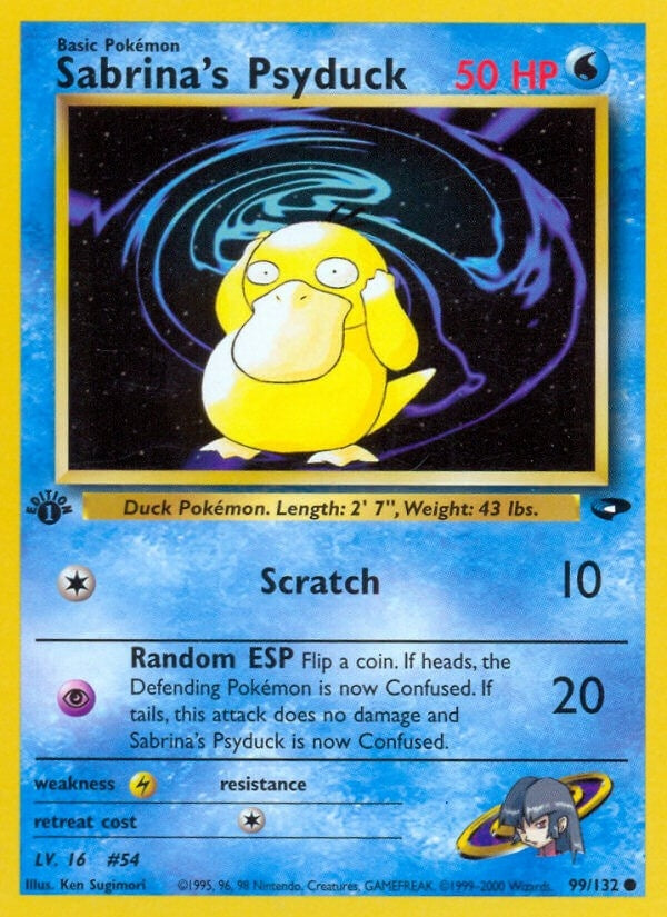 Image for Sabrina's Psyduck (099/132) (G2) - Pokemon