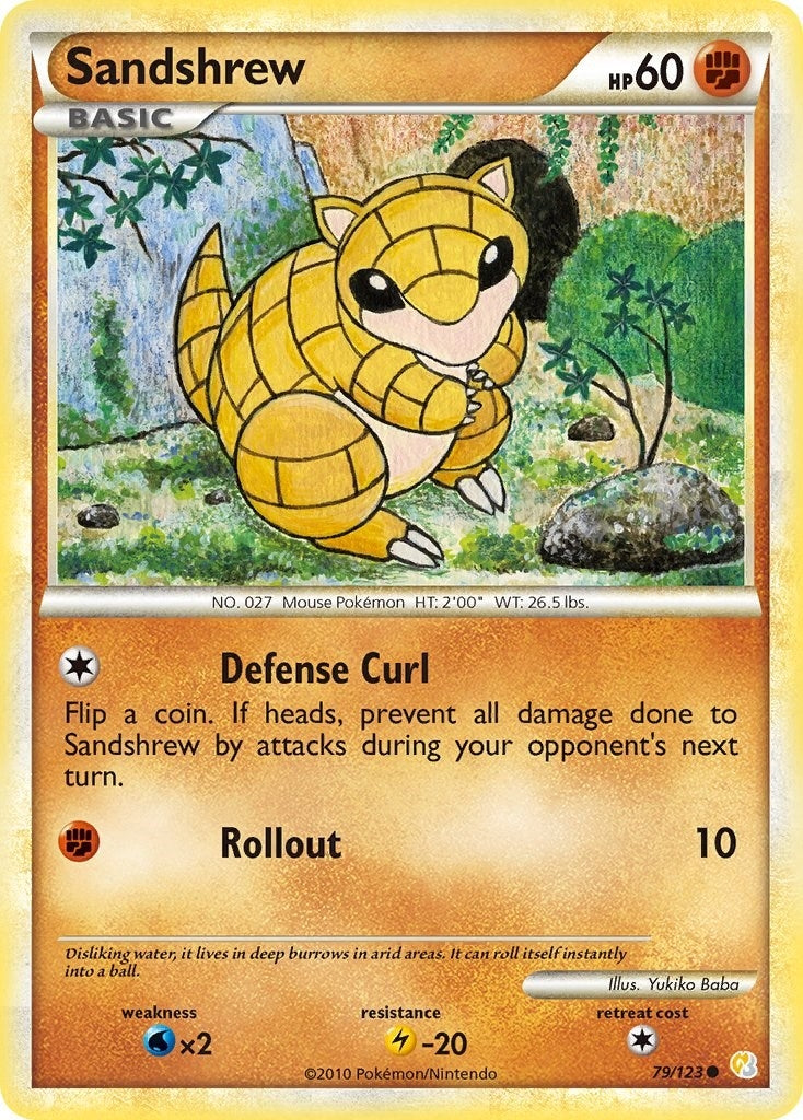 Image for Sandshrew (79/123) (HS) - Pokemon