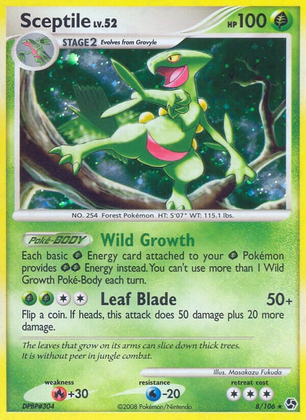 Image for Sceptile (8/106) (GE) - Pokemon