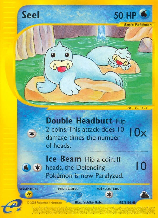 Image for Seel (95) (095/144) (SK) - Pokemon