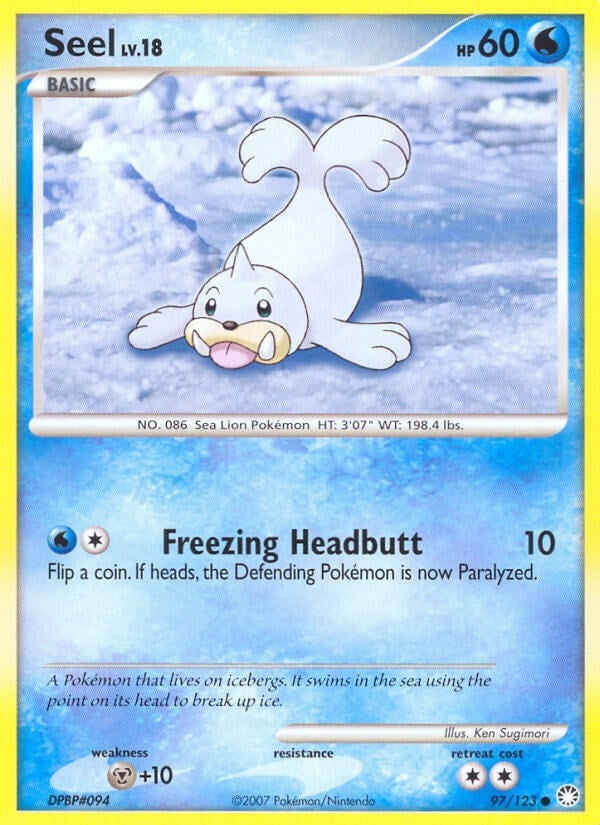 Image for Seel (97/123) (MT) - Pokemon