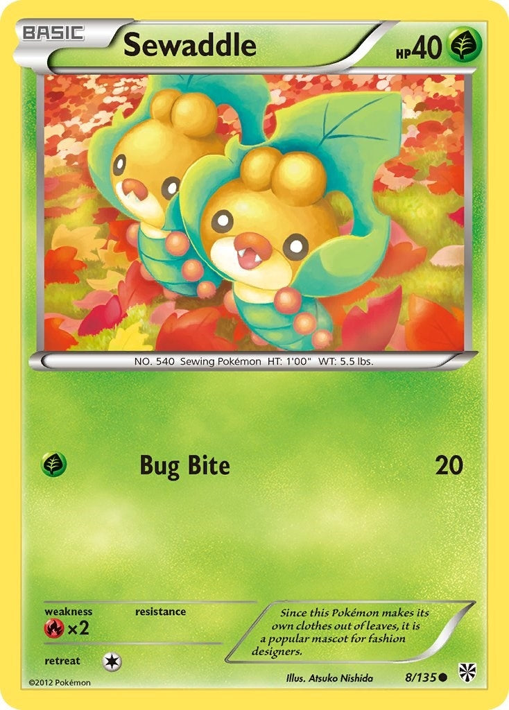 Image for Sewaddle (8/135) (PLS) - Pokemon
