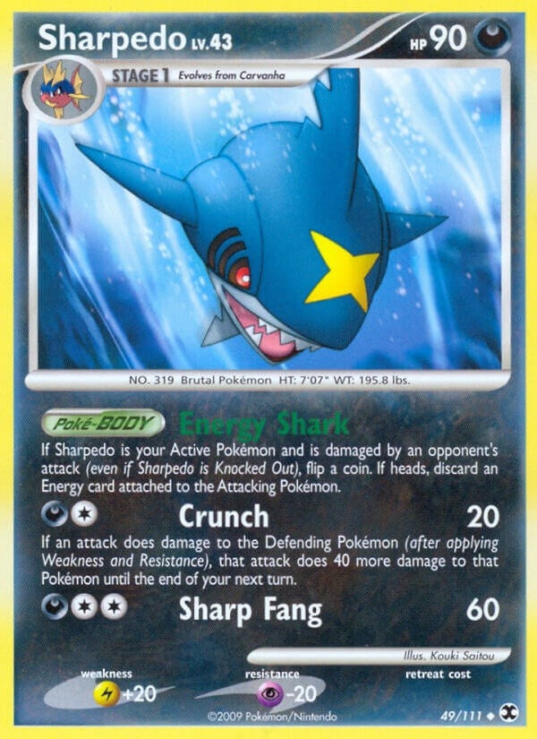 Image for Sharpedo (49/111) (RR) - Pokemon