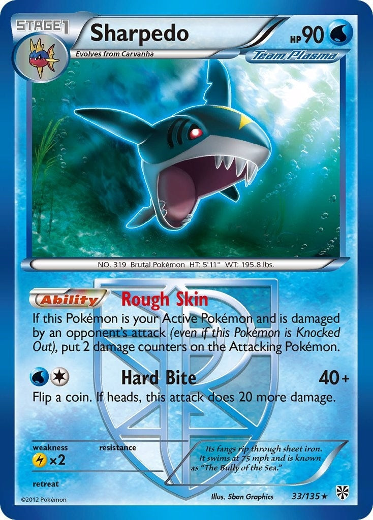 Image for Sharpedo (Team Plasma) (33/135) (PLS) - Pokemon